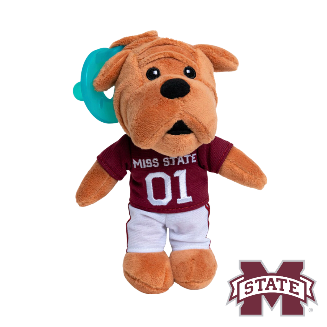 Mississippi State Bulldogs - Scarpine Neonato In Cotone E Nylon, Taglia 0-3 Mesi, Con Confezione Regalo
