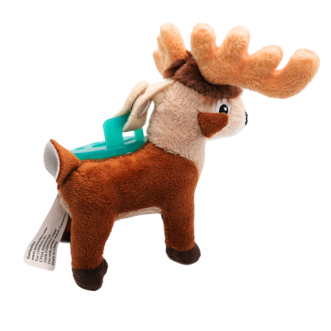 White Tail Deer Baby Plush Toy with Pacifier | Hunting Baby Shower Gift ...